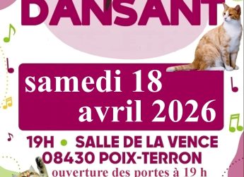 Repas dansant le 18 avril 2026